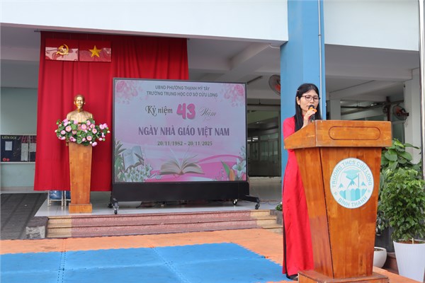 Lễ Kỷ niệm 43 năm ngày Nhà giáo Việt Nam (20/11/1982 - 20/11/2025)