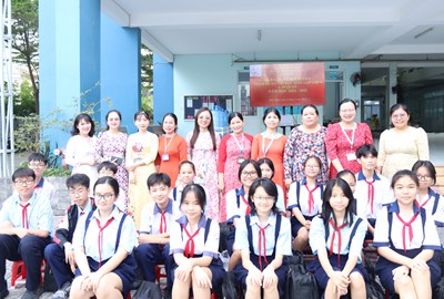 Lễ ra quân đội tuyển tham dự kỳ thi  Học sinh giỏi lớp 9  cấp Quận năm học 2024-2025