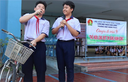 Chuyên đề K9:  Thể hiện lòng biết ơn bằng hành động  ngày 17/02/2025