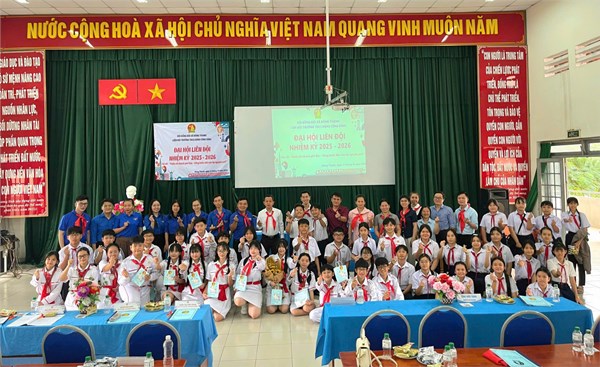 Đại hội liên đội trường thcs đặng công bỉnh
nhiệm kỳ năm học 2025 – 2026