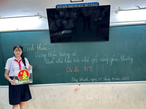  Tuổi nhỏ làm việc nhỏ, góp nắng yêu thương 