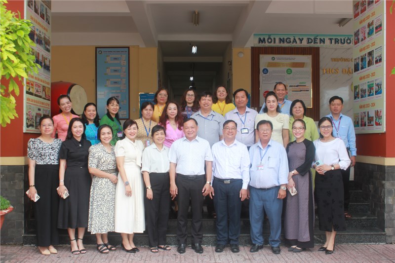 Trường THCS Đặng Trần Côn đã vinh dự đón Đoàn Đánh giá ngoài Sở Giáo dục và Đào tạo Thành phố Hồ Chí Minh