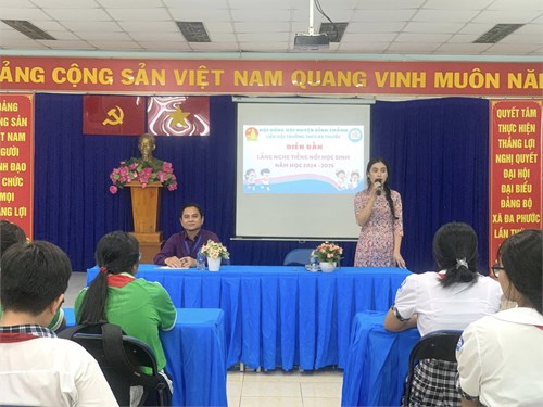 Liên đội THCS Đa Phước tổ chức Diễn đàn  Lắng nghe tiếng nói học sinh  năm học 2024 - 2025.