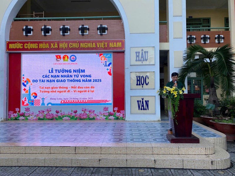 Lễ tưởng niệm các nạn nhân tử vong do tai nạn giao thông năm 2025