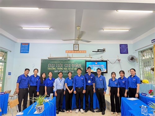 Đại hội Chi đoàn Trường THCS Đa Phước năm học 2025-2026