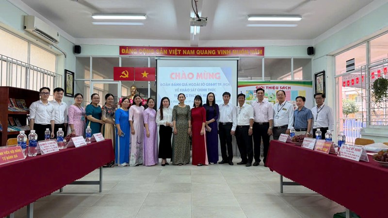 Ngày 10/12/2025 Đoàn đánh giá ngoài của Sở Giáo dục và Đào tạo thành phố Hồ Chí Minh khảo sát chính thức tại trường.