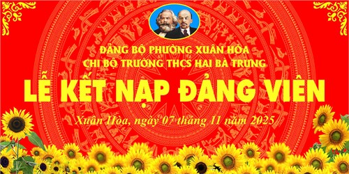 Lễ Kết Nạp Đảng Viên Mới năm 2025