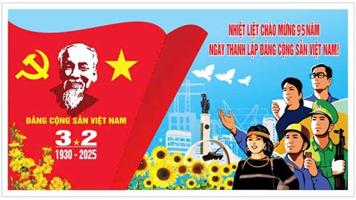 Kỷ niệm 95 năm Ngày thành lập Đảng Cộng sản Việt Nam (03/02/1930 - 03/02/2025)