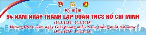 Kỷ niệm 94 NĂM NGÀY THÀNH LẬP ĐOÀN TNCS HỒ CHÍ MINH (26/03/1931 - 26/03/2025)