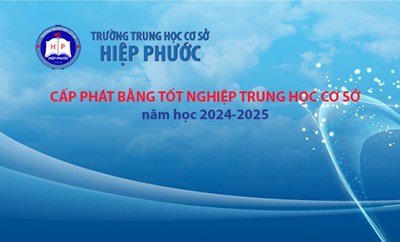 Cấp phát Bằng tốt nghiệp Trung học cơ sở, năm học 2024-2025