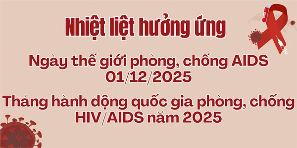 Hưởng ứng 35 năm Việt Nam ứng phó với HIV/AIDS, Tháng hành động quốc gia phòng, chống HIV/AIDS năm 2025 và Ngày Thế giới
phòng, chống AIDS 01/12