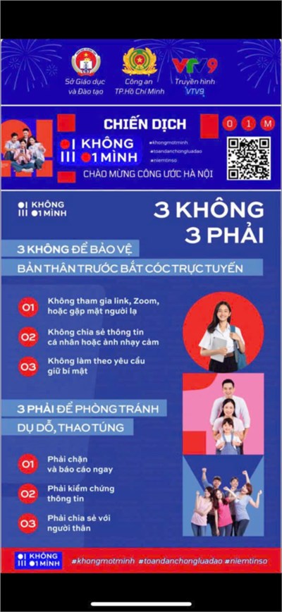 Lễ phát động, tuyên truyền Chiến dịch “Không một mình – Cùng nhau an toàn trực tuyến”