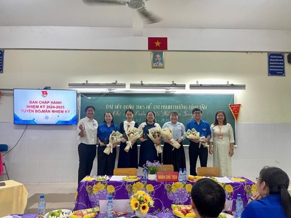 Đại hội Chi Đoàn trường THCS Hồ Văn Long