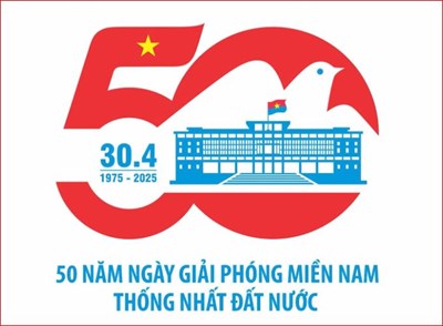 Giới thiệu biểu trưng (logo) 50 năm ngày giải phóng miền nam, thống nhất đất nước (30/4/1975 - 30/4/2025)