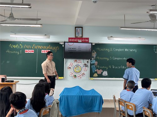 Thao giảng chuyên đề tháng 11/2025 - English 9 - Unit 3: Our surroundings - Spending habits (Giáo viên: Thầy Nguyễn Bảo)