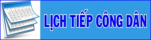 Lịch tiếp công dân Tháng 02 Năm 2025
