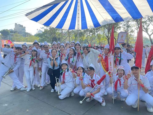 Chúc mừng Liên đội Trường THCS Khánh Hội đạt giải Khuyến khích Hội thi Liên hoan Tiếng kèn Đội ta năm học 2024-2025