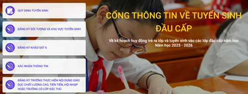 Hướng dẫn phụ huynh đăng ký trường tiên tiến, hội nhập quốc tế và trường có chương trình đặc thù