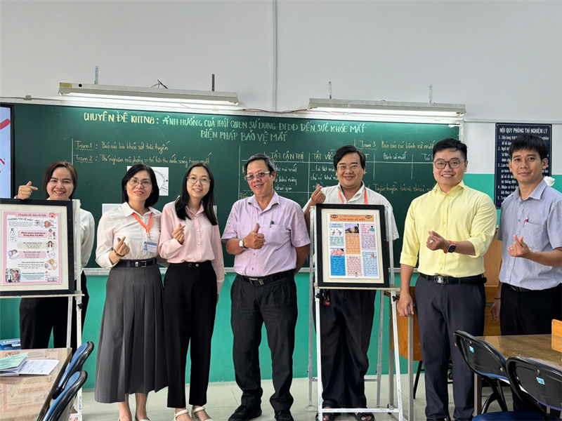 Chuyên đề khoa học tự nhiên: 
ảnh hưởng của thói quen sử dụng điện thoại đến sức khỏe mắt  và biện pháp bảo vệ mắt