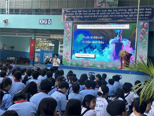 Chuyên đề phòng chống tác hại của thuốc lạ điện tử và bia, rượu