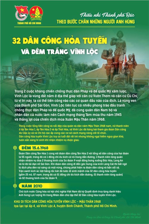 Sinh hoạt  Theo bước chân những người anh hùng  Tháng 3 năm 2025 - 32 Dân công hỏa tuyến và đêm trắng Vĩnh Lộc.