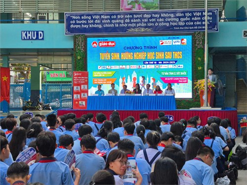 Chương trình tuyển sinh, hướng nghiệp học sinh sau THCS lần thứ 10 năm học 2024 - 2025