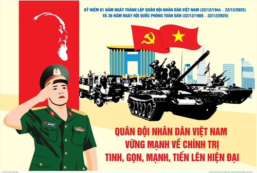 Kỷ niệm 81 năm ngày thành lập quân đội nhân dân việt nam (22/12/1944-22/12/2025)