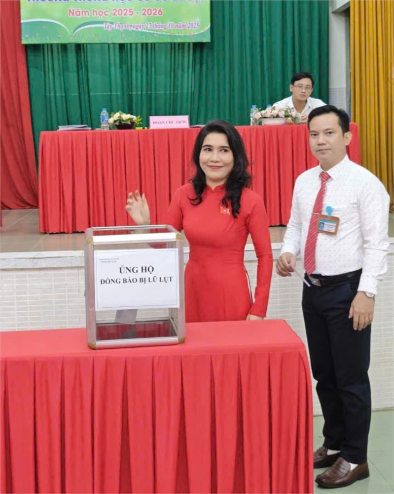 Phát động cán bộ giáo viên công nhân viên, học sinh ủng hộ đồng bào bị ảnh hưởng bão lũ