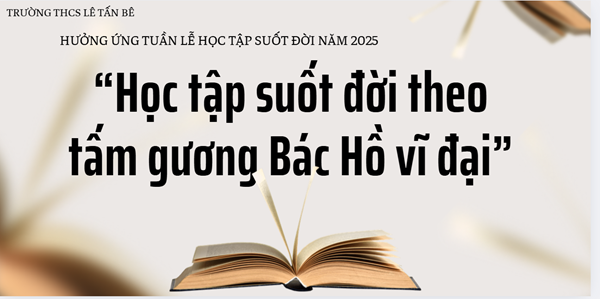 KẾ HOẠCH
Tổ chức Tuần lễ hưởng ứng học tập suốt đời năm 2025