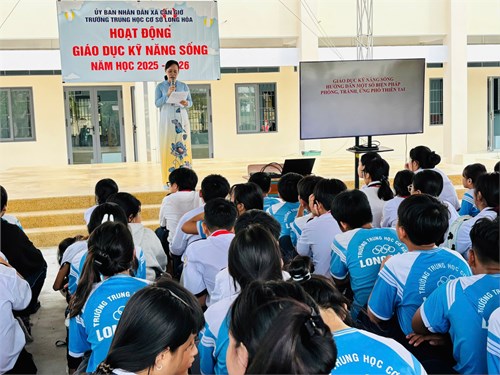 Giáo dục kỹ năng sống: Hướng dẫn một số biện pháp phòng tránh, ứng phó thiên tai.