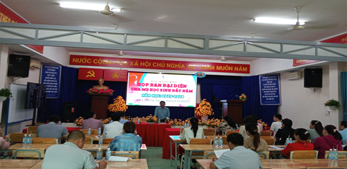 Họp ban Đại diện Cha mẹ học sinh đầu năm học 2025-2026