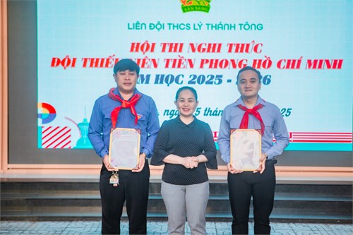 Hội thi nghi thức Đội cấp trường năm học 2025 - 2026