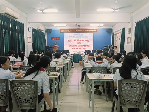 Hội thi “Lớn lên cùng sách “ cấp trường năm học 2024 - 2025