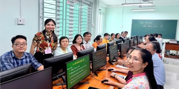 Nỗ lực đạt chuẩn “Trường học số thông minh” của Trường THCS Lý Thường Kiệt – Tân Hòa, TP. Hồ Chí Minh