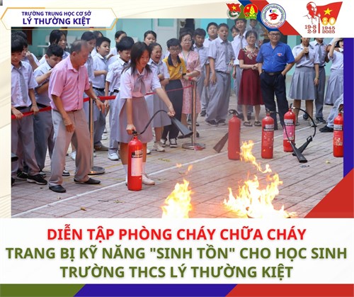 Kế hoạch diễn tập phòng chống cháy nổ, năm học 2025-2026