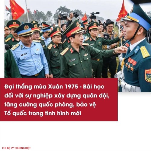Đại thắng mùa Xuân 1975 là mốc son chói lọi, một trong những chiến công hiển hách nhất trong lịch sử dựng nước, giữ nước của dân tộc Việt Nam
và “đi vào lịch sử thế giới như một chiến công vĩ đại của thế kỷ XX, một sự kiện có tầm quan trọng quốc tế to lớn và có tính thời đại sâu sắc”.