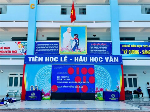 🌐 Trường THCS Mạc Đĩnh Chi Hưởng Ứng Chương Trình “Không Một Mình – Cùng Nhau An Toàn Trực Tuyến” 🌐