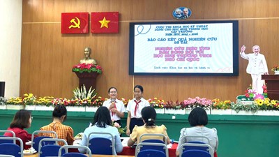 Hội thi Khoa học kỹ thuật cấp trường năm học 2025-2026