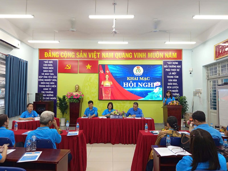 Hội nghị BCH Công đoàn Cơ sở Trường THCS Ngô Quyền nhiệm kỳ 2023–2028 (kéo dài đến năm 2030)