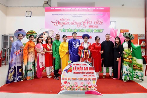 Công đoàn THCS Ngô Quyền đạt Giải Nhì Hội thi “Duyên dáng áo dài” cấp quận 2025