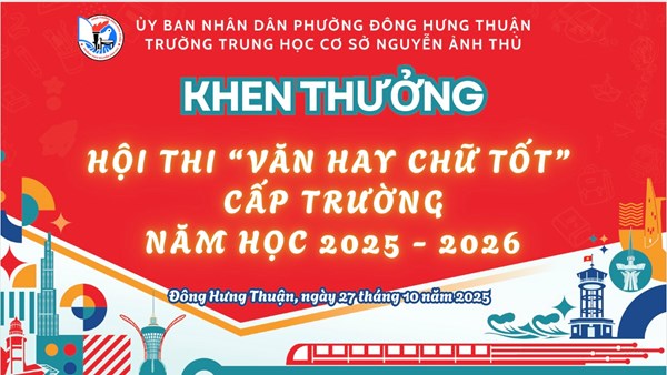 🔥🔥🔥khen thưởng hội thi  văn hay chữ tốt  cấp trường năm học 2025 - 2026🔥🔥🔥