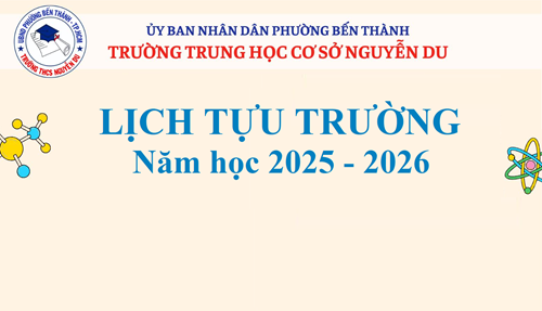 Lịch tựu trường - Năm học 2025-2026