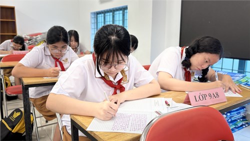 Danh sách phòng kiểm tra, đánh giá cuối kỳ 1 - Năm học 2025-2026 - Khối 9