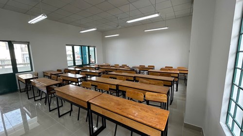 Sơ đồ phòng học Khối 6 (Áp dụng từ 28/4/2025)