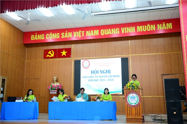 Hội nghị viên chức, người lao động năm học 2025 - 2026