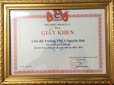 Lễ đăng quang hội thi “chỉ huy đội giỏi cấp quận” năm học: 2024-2025