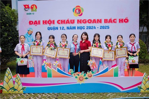 Đại hội cháu ngoan bác hồ cấp quận năm học 2024-2025