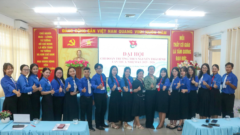 Đại hội Chi đoàn Trường THCS Nguyễn Thái Bình lần thứ I, Nhiệm kỳ 2025 - 2026