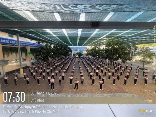 Đồng diễn võ nhạc Vovinam xác lập kỷ lục Việt Nam và thế giới - Chào mừng Ngày hội 50 năm Giáo dục và Đào tạo Thành phố Hồ Chí Minh