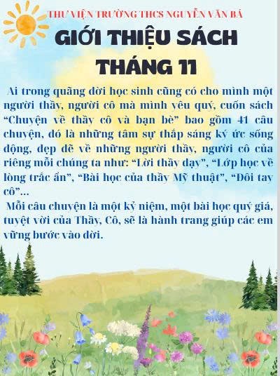 Giới thiệu sách tuần 2 - tháng 11